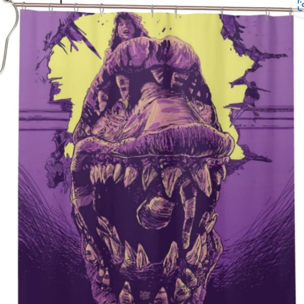 Beetlejuice- Sandworm Shower Curtain
